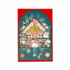 LEGAMI BGPXS0008 POP-UP CARD - POP-UP GREETING CARD - GINGERBREAD HOUSE