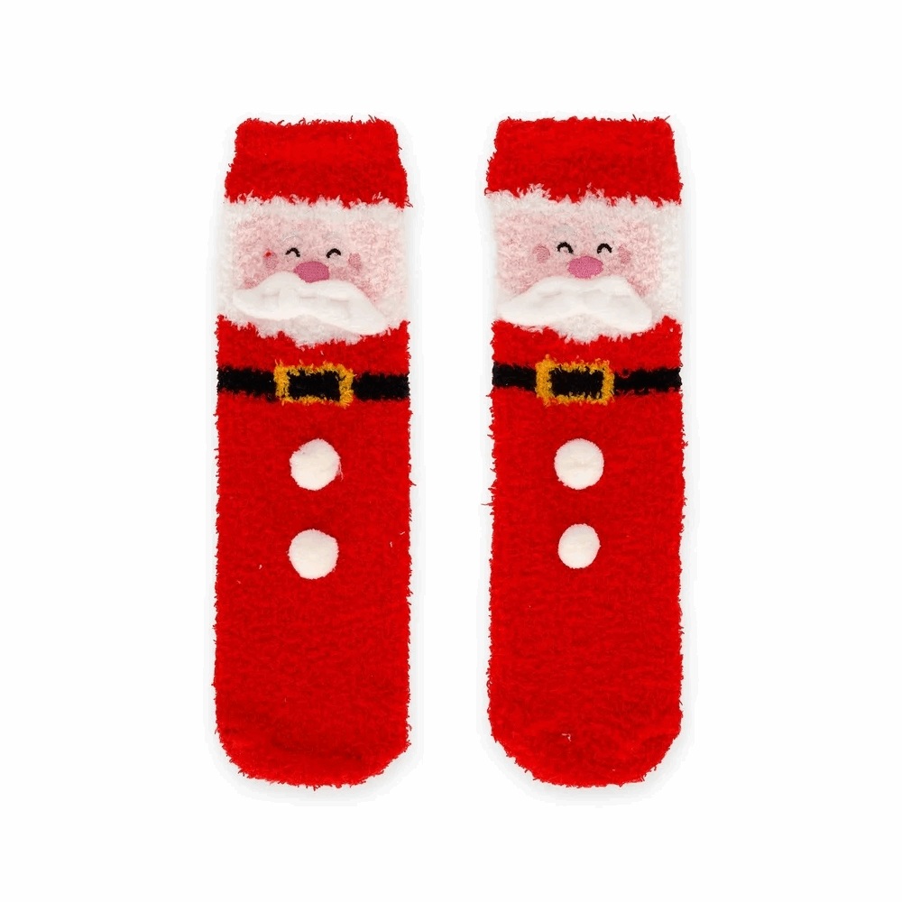 LEGAMI CSXS0001 NON-SLIP SOCKS - ITS A MATCH! - SANTA CLAUS - ADULT