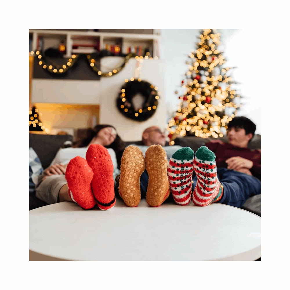 LEGAMI CSXS0001 NON-SLIP SOCKS - ITS A MATCH! - SANTA CLAUS - ADULT