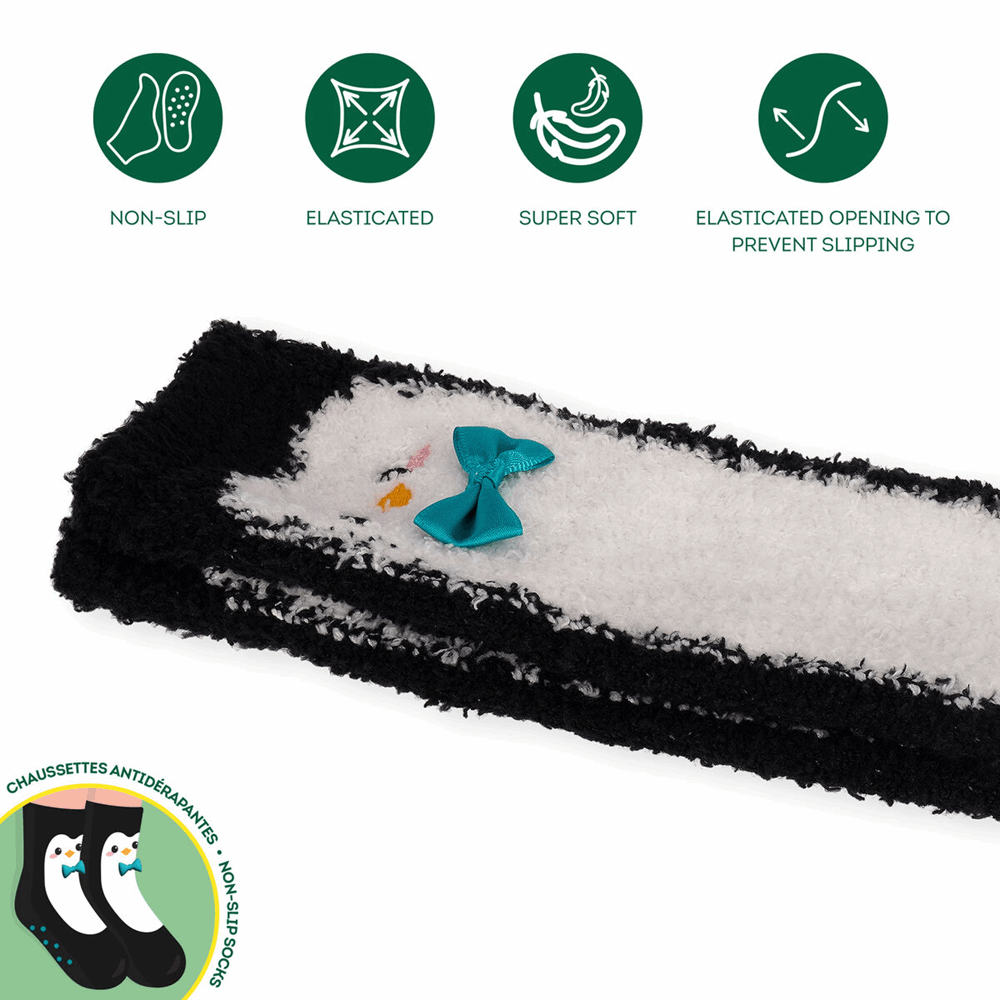 LEGAMI KCSXS0005 NON-SLIP SOCKS - ITS A MATCH! - PENGUIN - KID