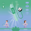 LEGAMI RJR0001 CORDLESS SKIPPING ROPE - JUMP AROUND - PANDA