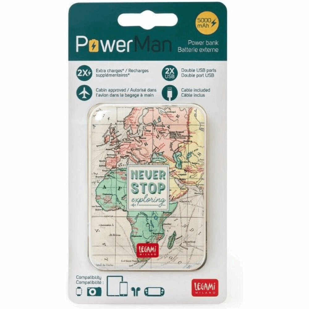 LEGAMI POW0032 POWER BANK - SUPERCHARGE_5000mAh - TRAVEL