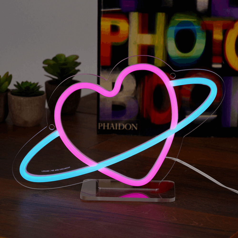 LEGAMI NEL0003 NEON-EFFECT LED SIGN - ITS A SIGN - PLANET HEART