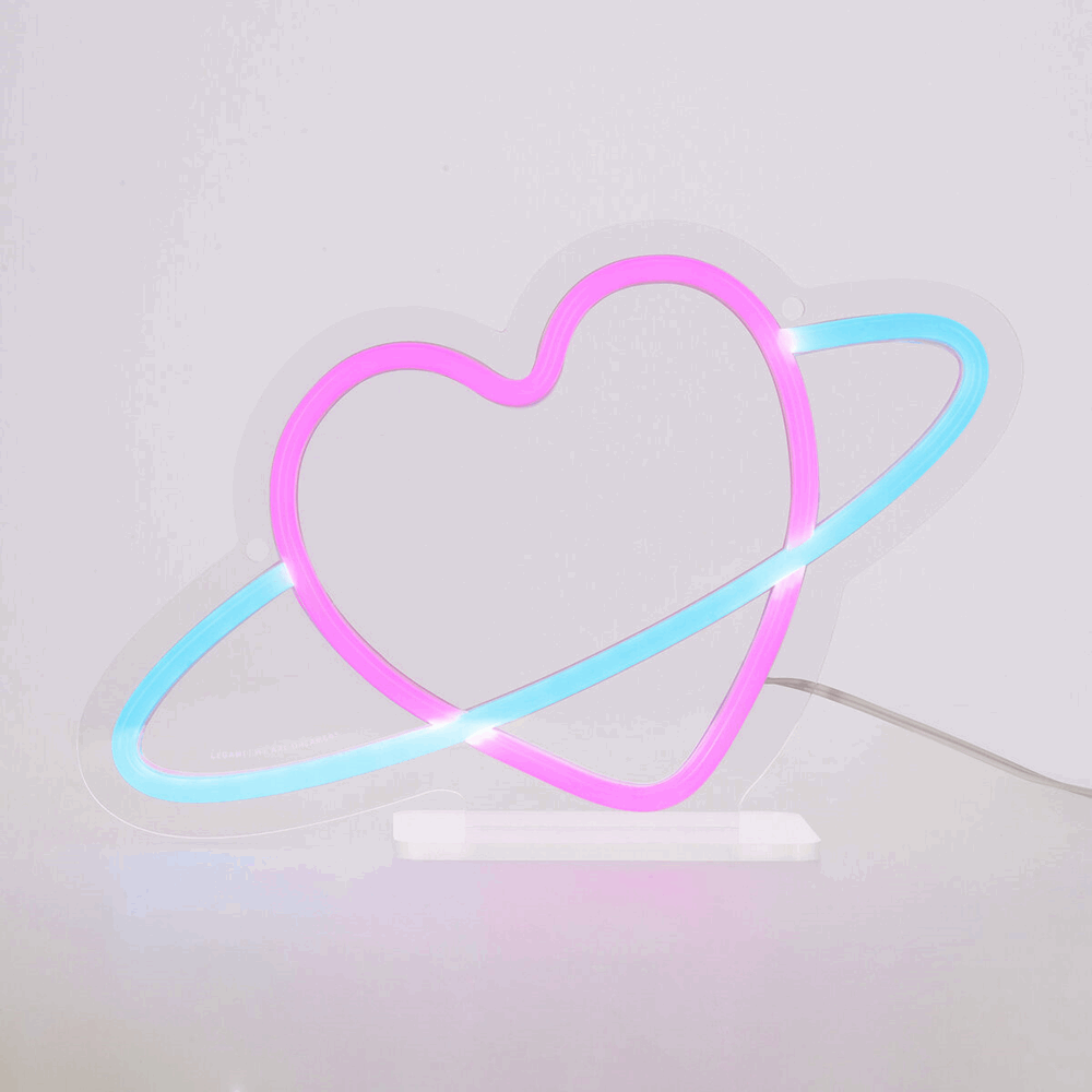 LEGAMI NEL0003 NEON-EFFECT LED SIGN - ITS A SIGN - PLANET HEART