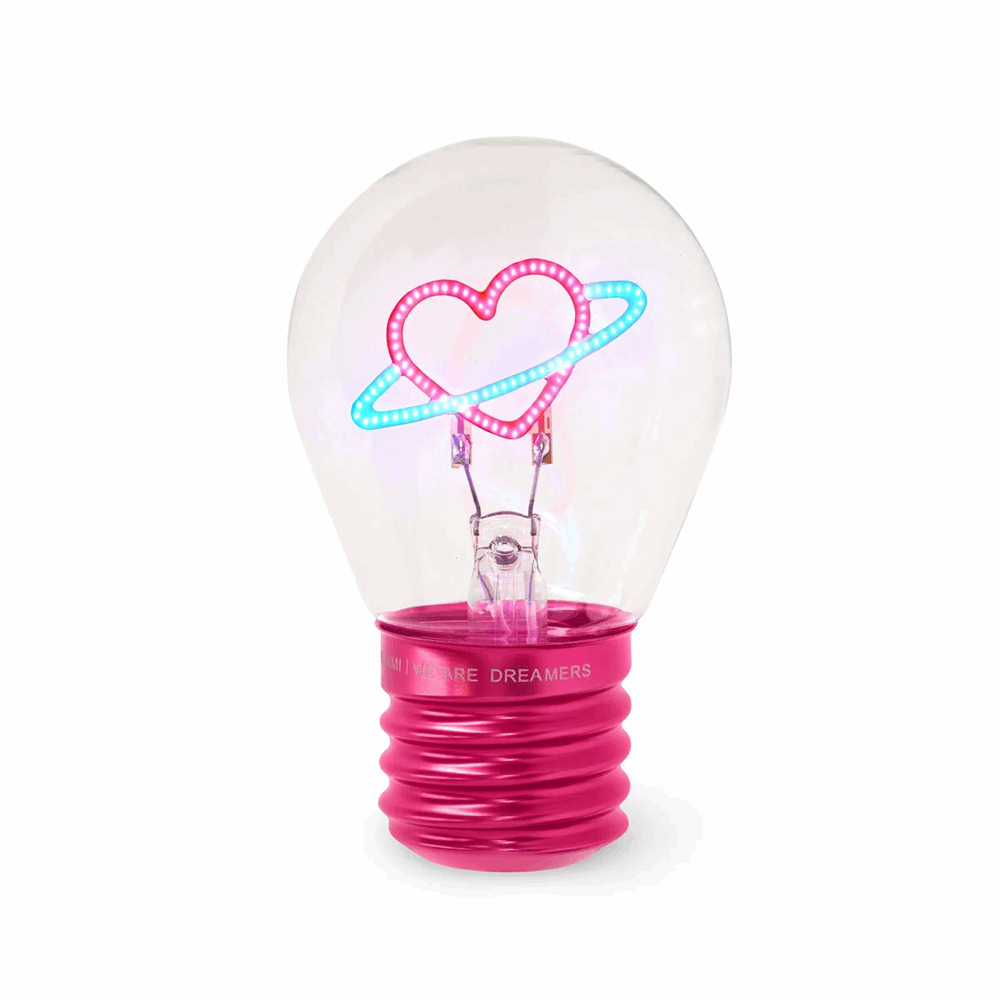 LEGAMI CLB0005 LIGHTBULB-SHAPED TABLE LAMP - BULB FICTION - PLANET HEART