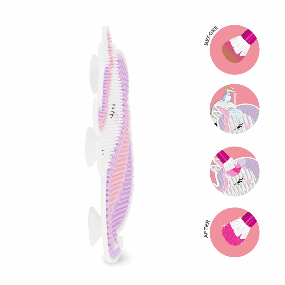 LEGAMI PAD0002 BRUSH IT OFF!- MAKE UP BRUSH CLEANING PAD - UNICORN