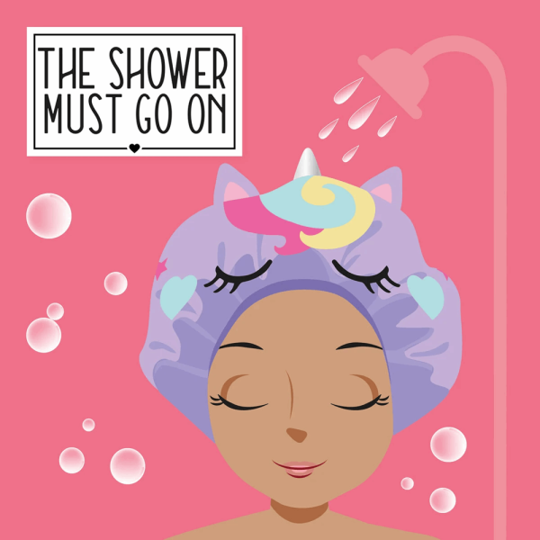 LEGAMI SHC0002 THE SHOWER MUST GO ON- SHOWER CAP - UNICORN