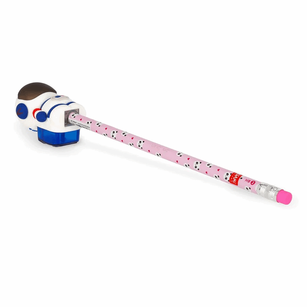 LEGAMI  PSLKIT2 LIGHT-UP PEN. SHARPENER CONT. - SHARPENING IS MAGIC - SPACE