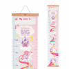LEGAMI GRC0001 WALL-HANGING HEIGHT CHART - DREAM BIG, LITTLE ONE - UNICORN
