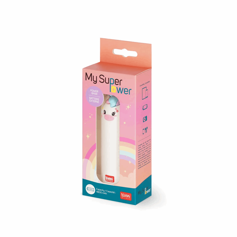 LEGAMI POW0026 POWER BANK - MY SUPER POWER_4800 mAh - UNICORN