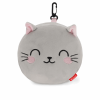 LEGAMI CTP0005 TRAVEL PILLOW WITH SLEEP MASK - MY TRAVEL BUDDY - KITTY