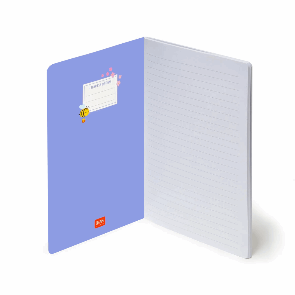 LEGAMI A5NOT0086 ΣΗΜΕΙΩΜΑΤΑΡΙΟ ΡΙΓΕ - QUADERNO - MEDIUM - BEE