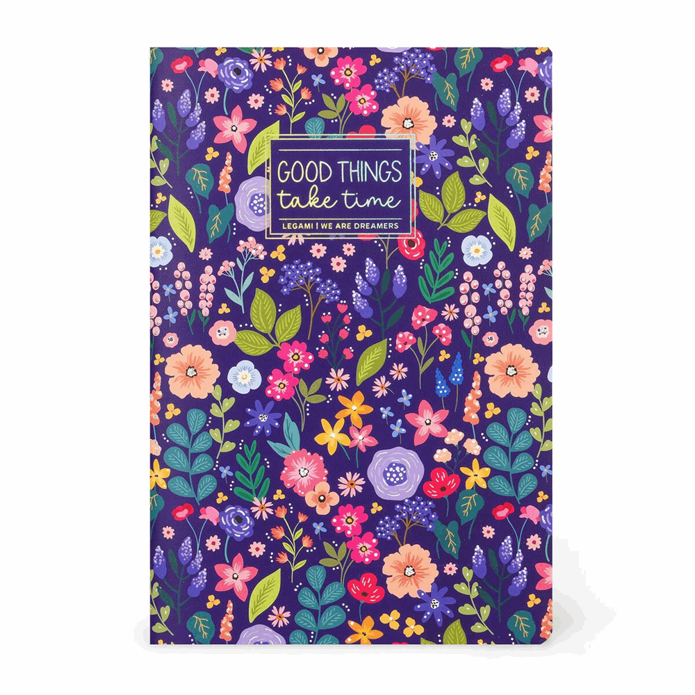 LEGAMI A5NOT0087 ΣΗΜΕΙΩΜΑΤΑΡΙΟ ΡΙΓΕ - QUADERNO - MEDIUM - FLOWERS