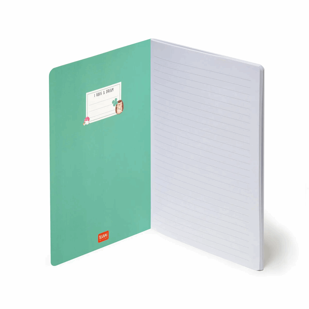 LEGAMI A5NOT0091 ΣΗΜΕΙΩΜΑΤΑΡΙΟ ΡΙΓΕ - QUADERNO - MEDIUM - HEDGEHOG