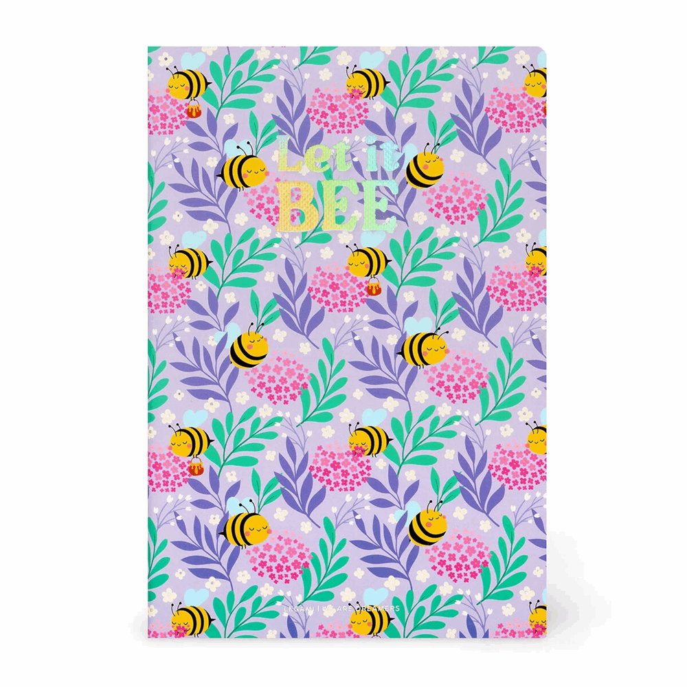 LEGAMI A5NOT0095 ΣΗΜΕΙΩΜΑΤΑΡΙΟ ΛΕΥΚΟ - QUADERNO - MEDIUM - BEE