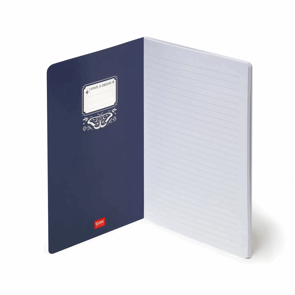 LEGAMI A5NOT0103 ΣΗΜΕΙΩΜΑΤΑΡΙΟ ΡΙΓΕ - QUADERNO - MEDIUM - MOTH