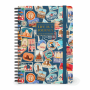 LEGAMI A5NOTS0048 LINED SPIRAL- BOUND NOTEBOOK - ΣΗΜΕΙΩΜΑΤΑΡΙΟ ΡΙΓΕ ΣΠΙΡΑΛ - LARGE - TRAVE