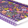 LEGAMI A5NOTS0049 LINED SPIRAL- BOUND NOTEPAD - ΣΗΜΕΙΩΜΑΤΑΡΙΟ ΡΙΓΕ ΣΠΙΡΑΛ - LARGE - FLOWER