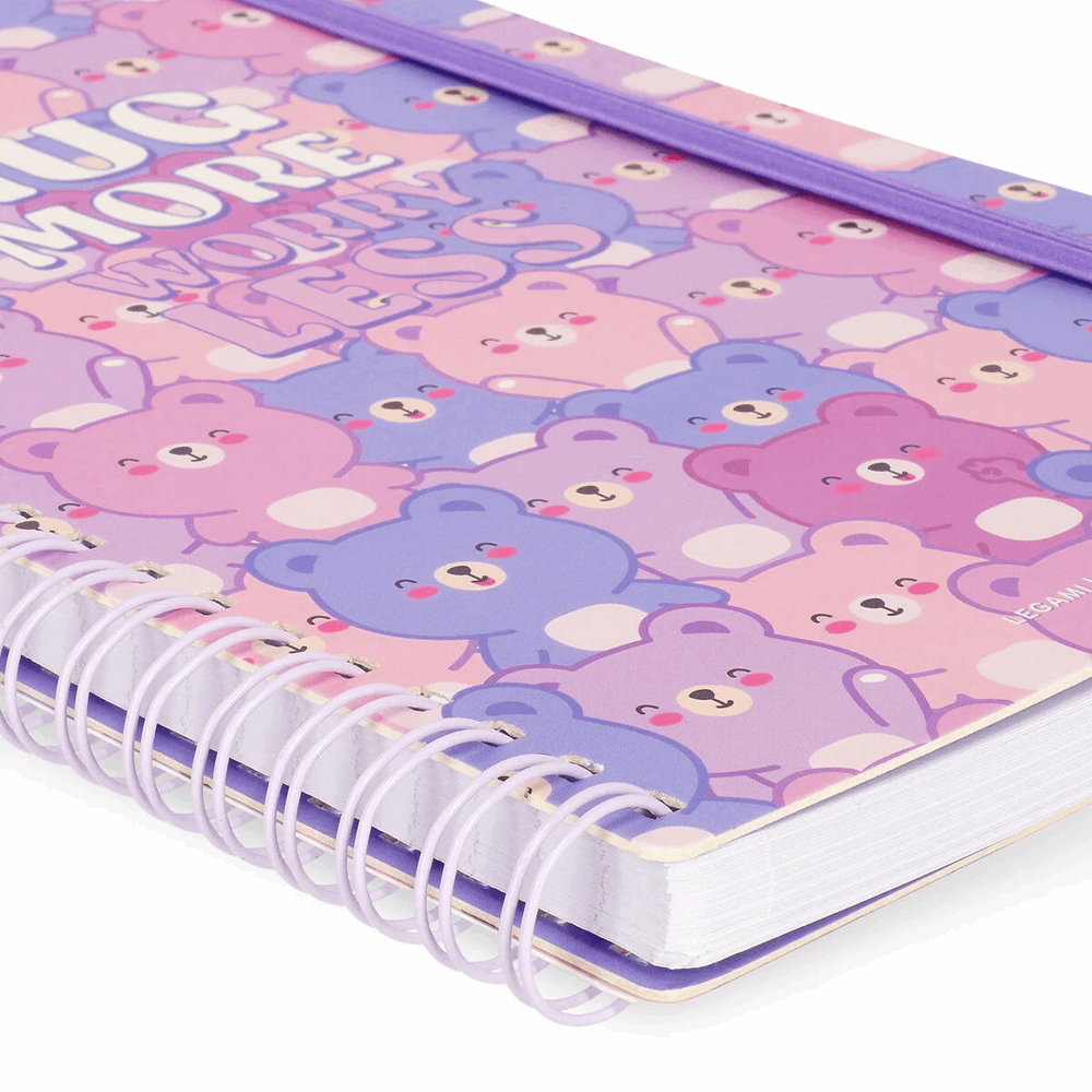 LEGAMI A5NOTS0050 LINED SPIRAL- BOUND NOTEPAD - ΣΗΜΕΙΩΜΑΤΑΡΙΟ ΡΙΓΕ ΣΠΙΡΑΛ - LARGE - TEDDY