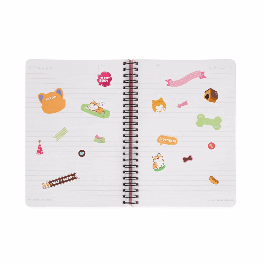 LEGAMI A5NOTS0051 LINED SPIRAL- BOUND NOTEPAD - ΣΗΜΕΙΩΜΑΤΑΡΙΟ ΡΙΓΕ ΣΠΙΡΑΛ - LARGE - TO BE