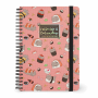 LEGAMI A5NOTS0052 LINED SPIRAL- BOUND NOTEPAD - ΣΗΜΕΙΩΜΑΤΑΡΙΟ ΡΙΓΕ ΣΠΙΡΑΛ - LARGE - SUSHI