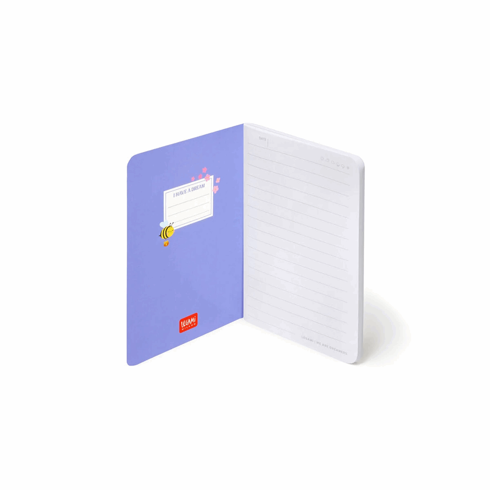 LEGAMI A6NOT0047 ΣΗΜΕΙΩΜΑΤΑΡΙΟ ΡΙΓΕ - QUADERNO - SMALL - BEE