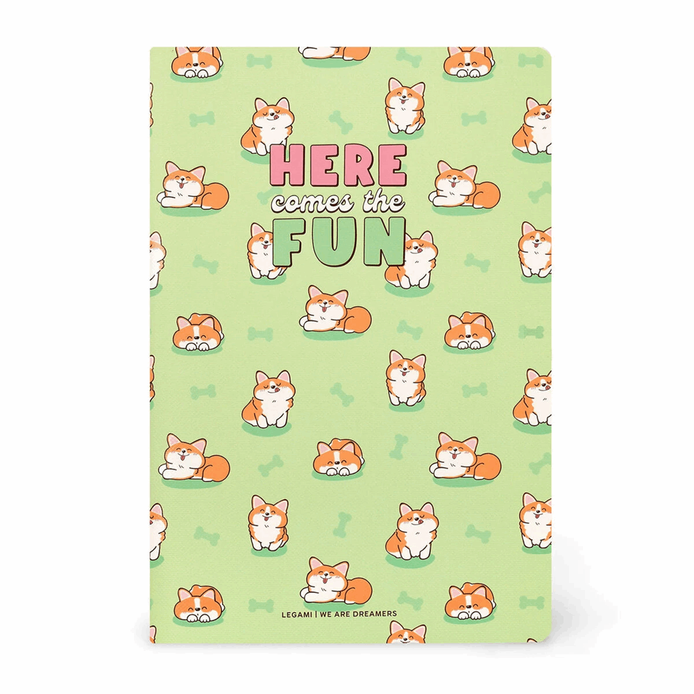 LEGAMI A6NOT0050 ΣΗΜΕΙΩΜΑΤΑΡΙΟ ΡΙΓΕ - QUADERNO - SMALL - CORGI