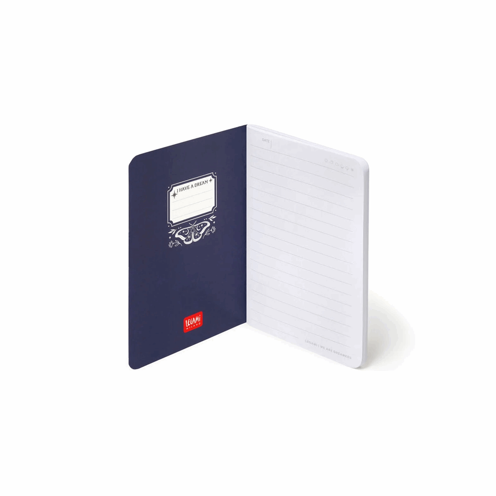 LEGAMI A6NOT0055 ΣΗΜΕΙΩΜΑΤΑΡΙΟ ΡΙΓΕ - QUADERNO - SMALL - MOTH