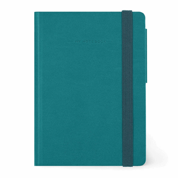 LEGAMI MYNOT0205  MY NOTEBOOK - SMALL LINED - MALACHITE GREEN