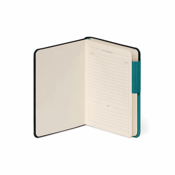 LEGAMI MYNOT0205  MY NOTEBOOK - SMALL LINED - MALACHITE GREEN