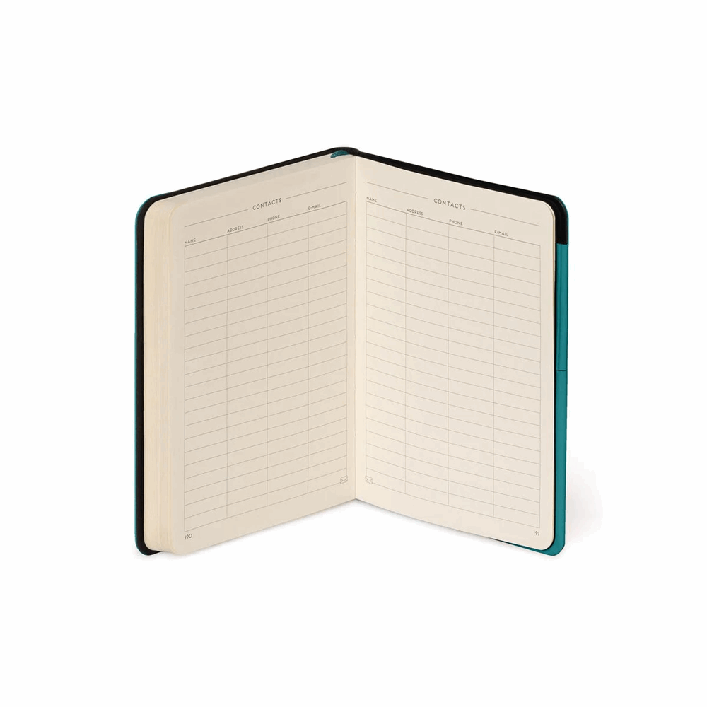 LEGAMI MYNOT0205  MY NOTEBOOK - SMALL LINED - MALACHITE GREEN