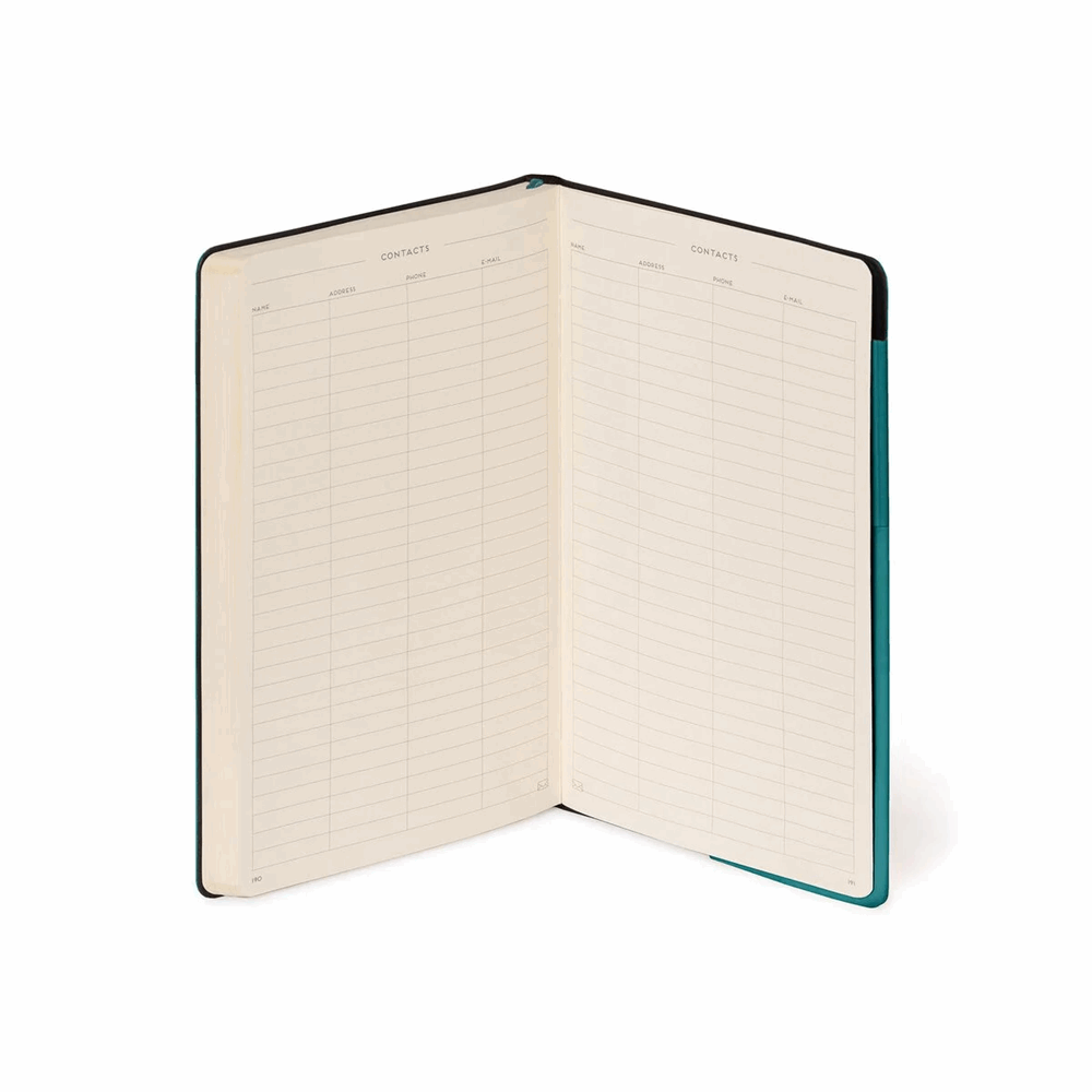 LEGAMI MYNOT0219  MY NOTEBOOK - MEDIUM LINED - MALACHITE GREEN