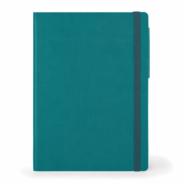 LEGAMI MYNOT0244  MY NOTEBOOK - LARGE LINED - MALACHITE GREEN