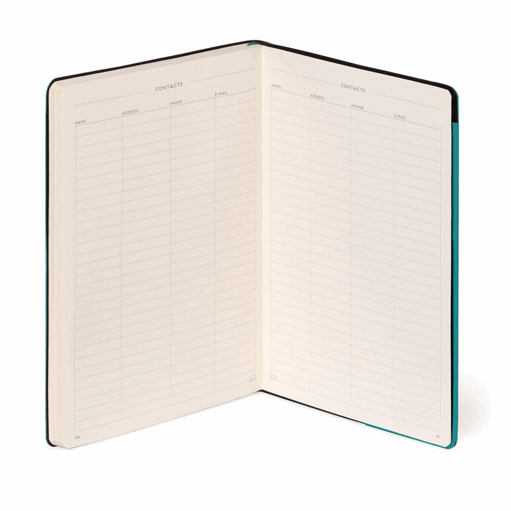 LEGAMI MYNOT0244  MY NOTEBOOK - LARGE LINED - MALACHITE GREEN