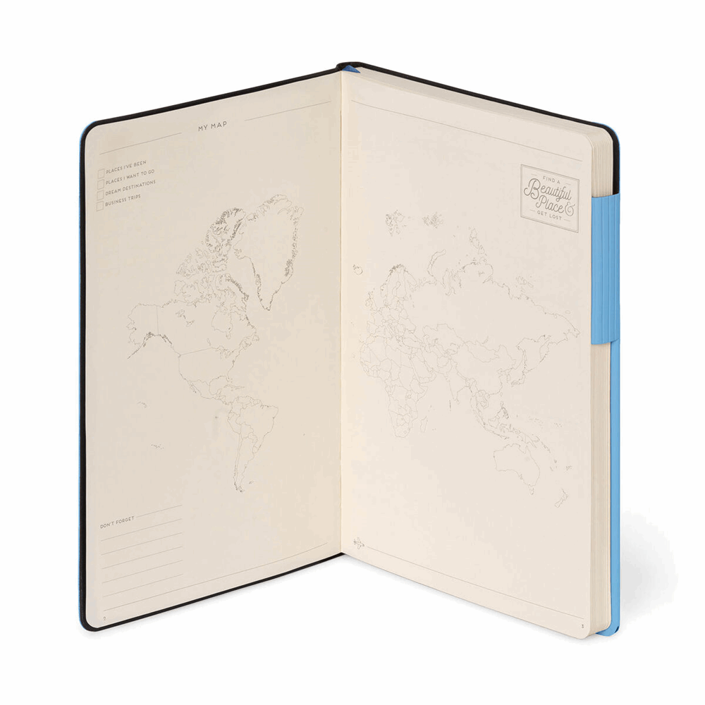 LEGAMI MYNOT0304 ΣΗΜΕΙΩΜΑΤΑΡΙΟ ΛΕΥΚΟ - MY NOTEBOOK - LARGE - RETRO BLUE