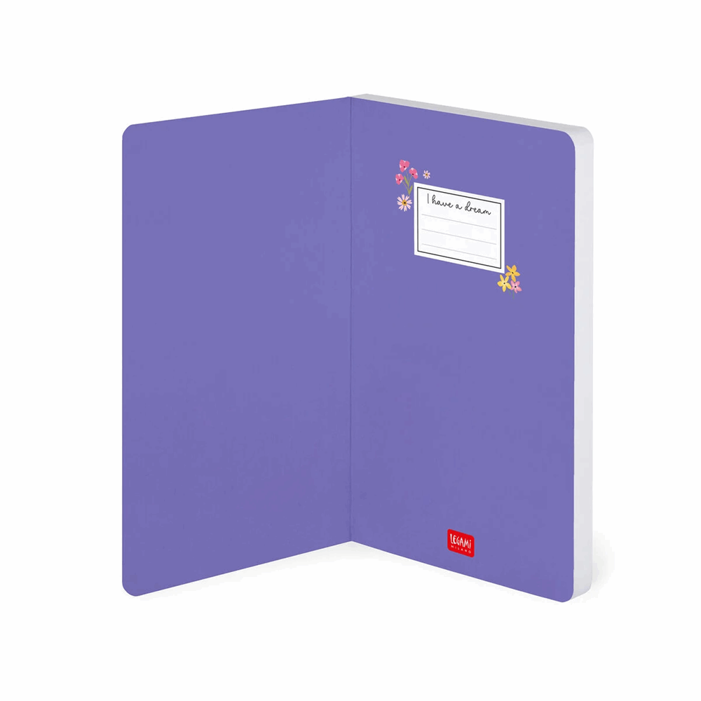 LEGAMI NOTP0113 ΣΗΜΕΙΩΜΑΤΑΡΙΟ ΡΙΓΕ - PHOTO NOTEBOOK - MEDIUM - FLOWERS