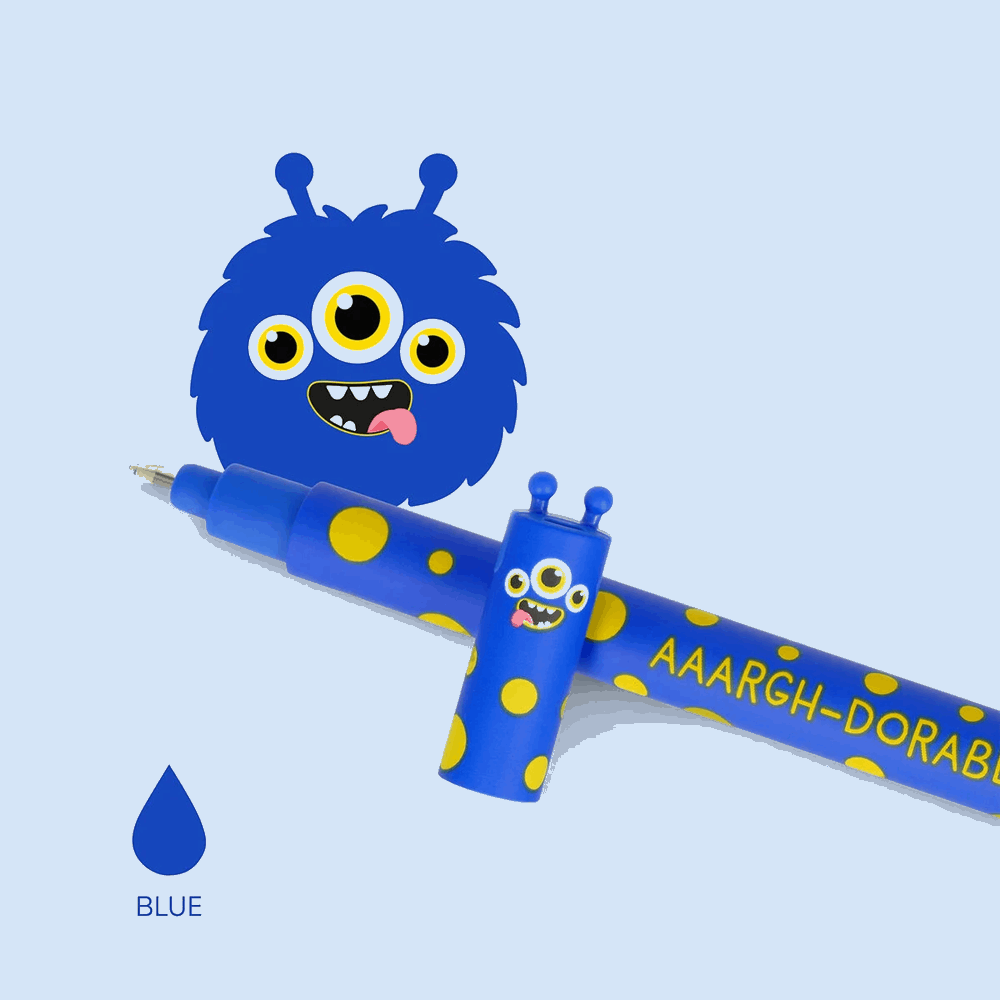 LEGAMI EP0056 ERASABLE GEL PEN - ERASABLE PEN - MONSTER