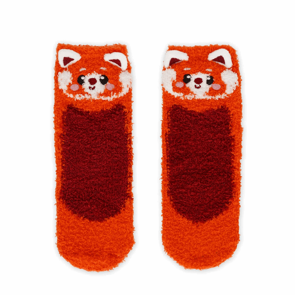 LEGAMI KCS0015 NON-SLIP SOCKS - ITS A MATCH! - RED PANDA - KID