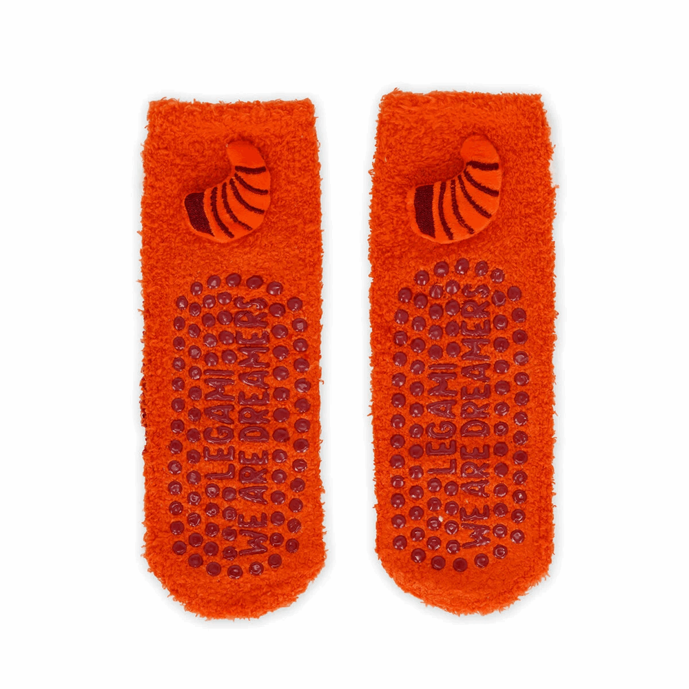 LEGAMI KCS0015 NON-SLIP SOCKS - ITS A MATCH! - RED PANDA - KID