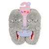 LEGAMI SLI0006 COSY SLIPPERS - KITTY - MEDIUM