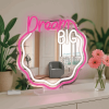LEGAMI NLM0001 MIRROR WITH NEON-EFFECT LED LI - ITS A SIGN - DREAM BIG