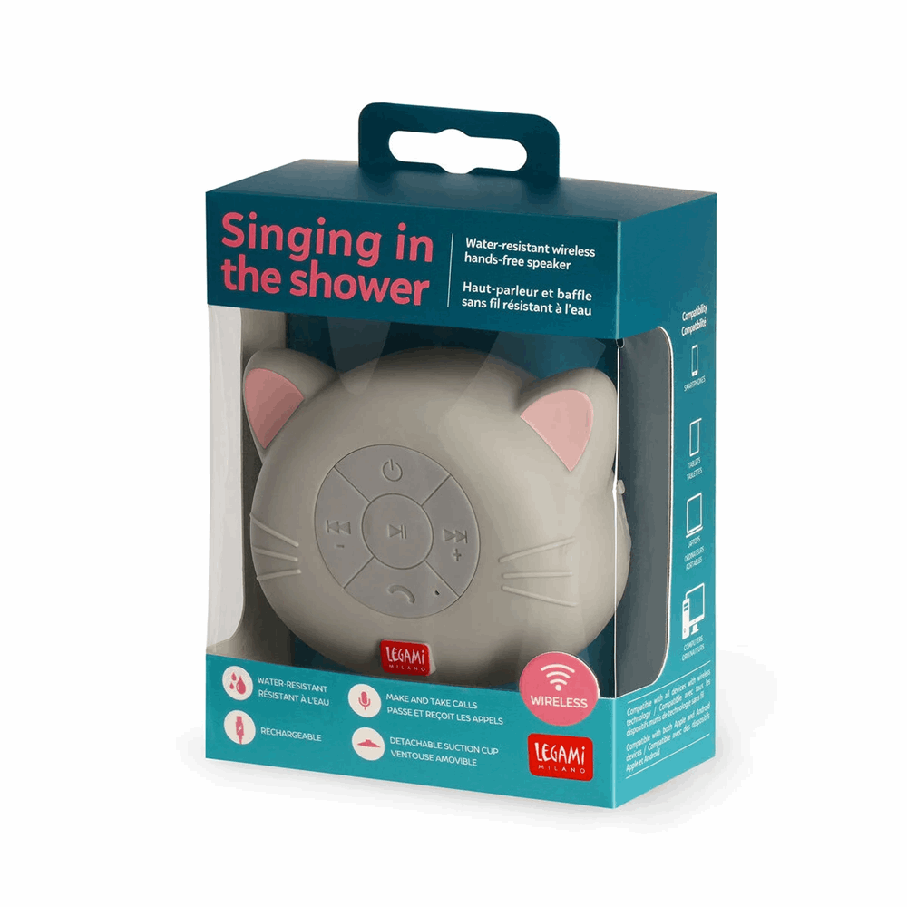 LEGAMI SHOW0010 SHOWER SPEAKER WATER RESISTANT - SINGING IN THE SHOWER - KITTY