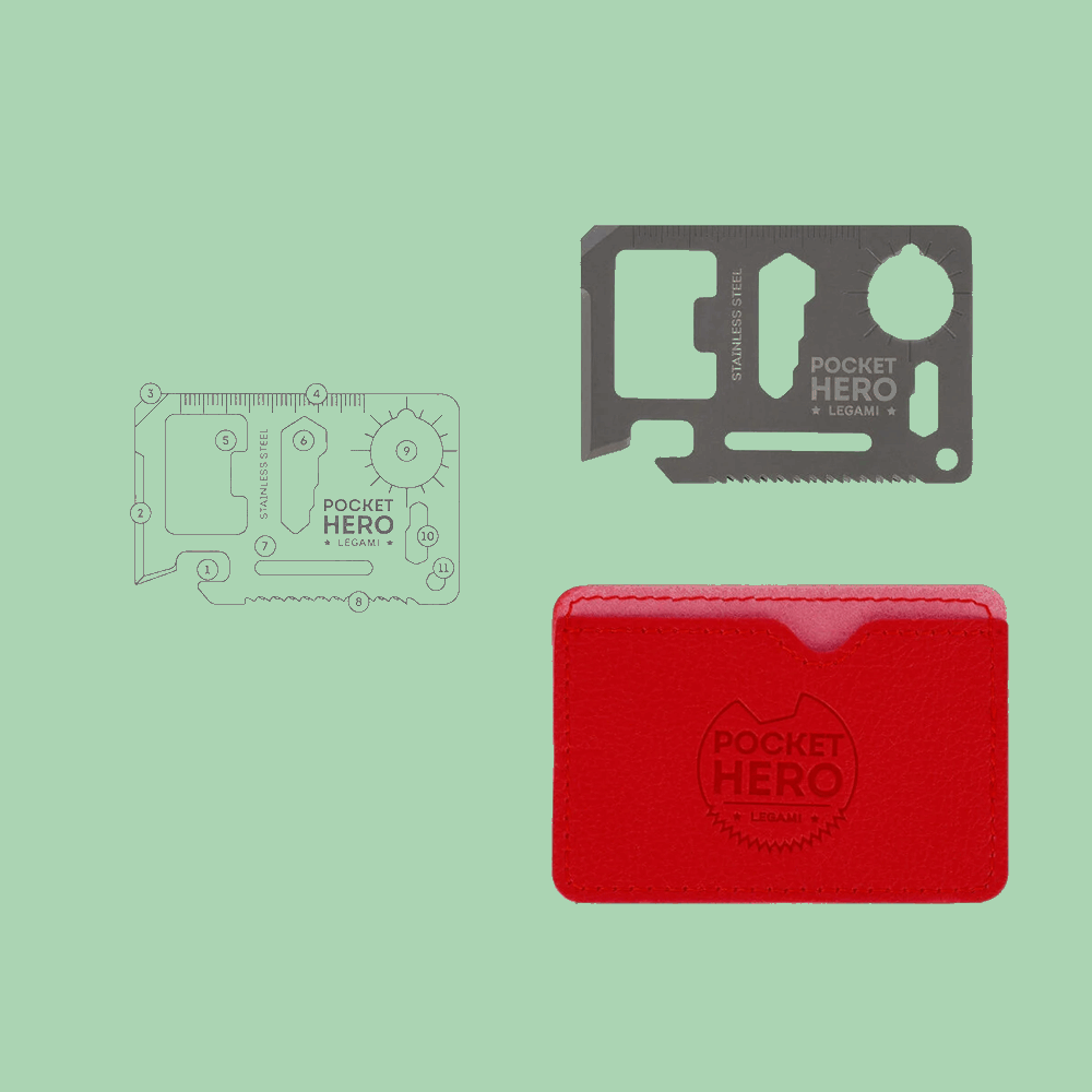 LEGAMI METKIT1 SOS POCKET HERO - 11-IN-1 CREDIT CARD MULTI-TOOL