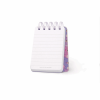 LEGAMI MNOTS0028 LINED SPIRAL- BOUND NOTEPAD - SPIRAL NOTEPAD - MINI - TEDDY BEAR