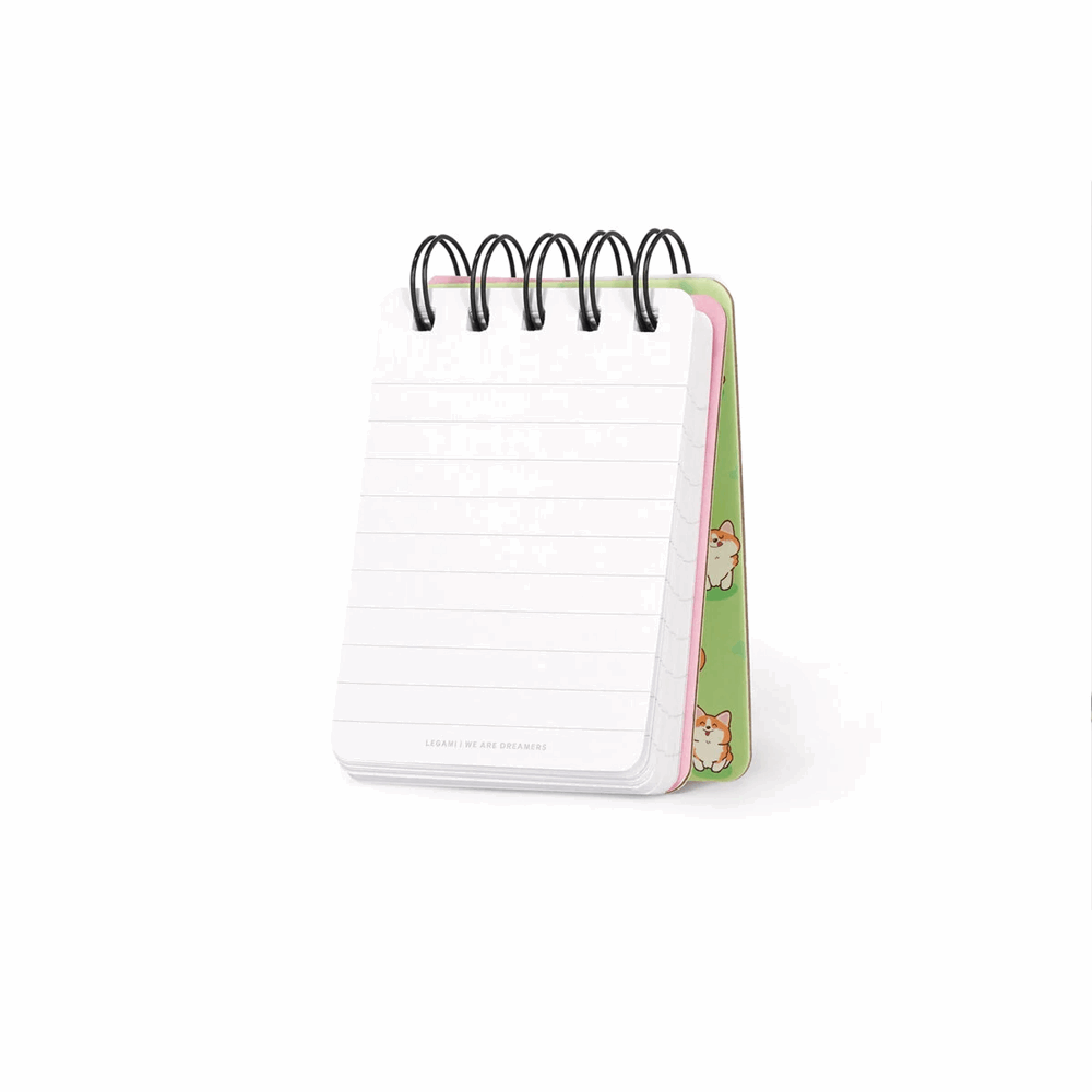 LEGAMI MNOTS0029 LINED SPIRAL- BOUND NOTEPAD - SPIRAL NOTEPAD - MINI - TO BE DEFINED