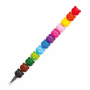 LEGAMI STC0002 12 STACKABLE CRAYONS - DREAM IN COLOUR - TEDDY BEAR