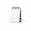 LEGAMI MNOTS0026 LINED SPIRAL- BOUND NOTEPAD - SPIRAL NOTEPAD - MINI - TRAVEL STICKERS