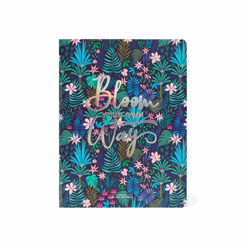 LEGAMI B5NOT0033 MY NOTEBOOK QUADERNO LARGE LINED FLORA