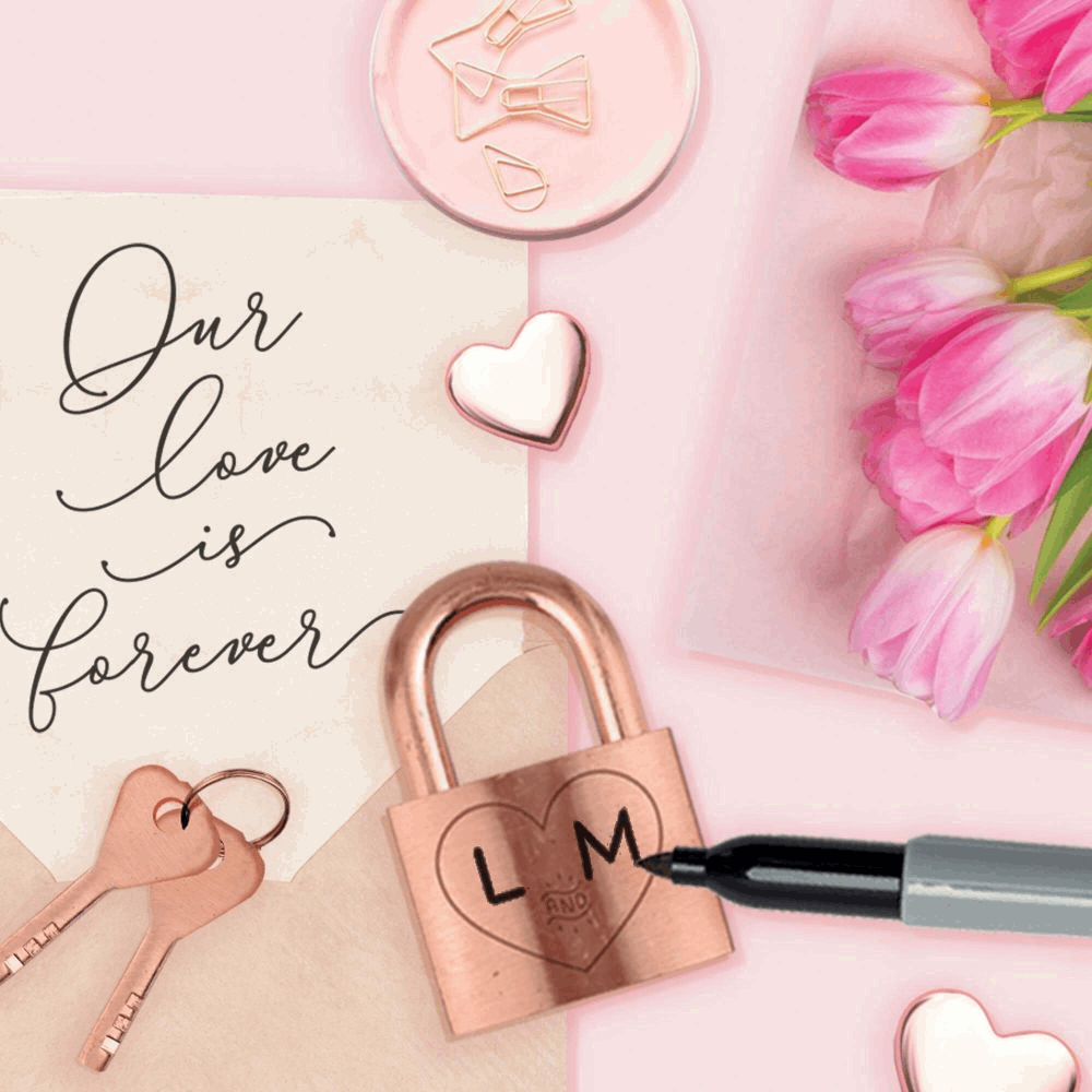 LEGAMI OUR LOVE IS FOREVER - LOVERS PADLOCK