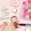 LEGAMI OUR LOVE IS FOREVER - LOVERS PADLOCK